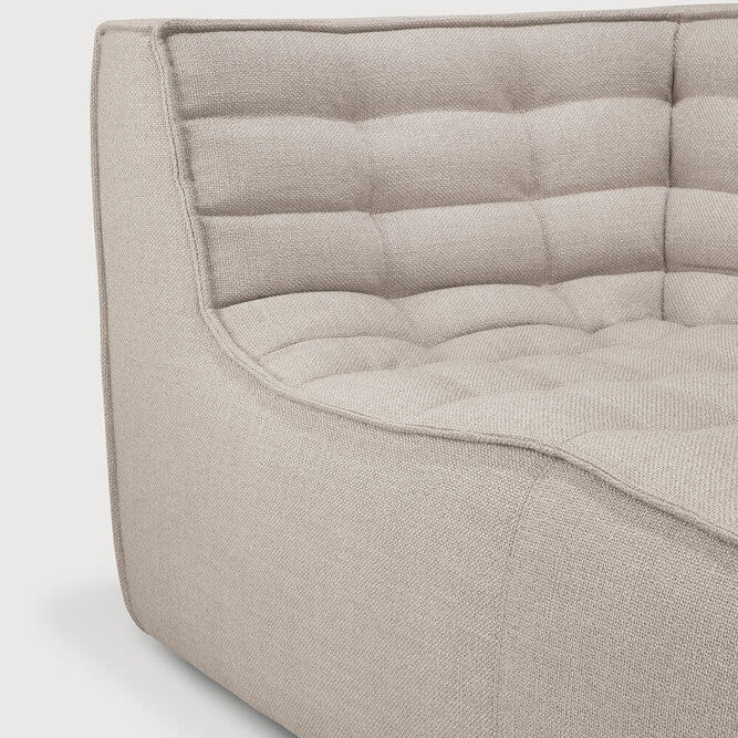 Ethnicraft N701 sofa with FSC-certified solid wood frame, Belgian design