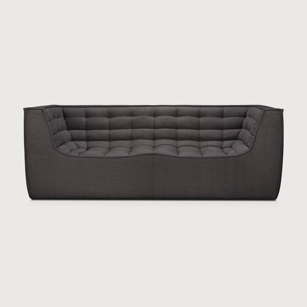 Ethnicraft N701 sofa with FSC-certified solid wood frame, Belgian design