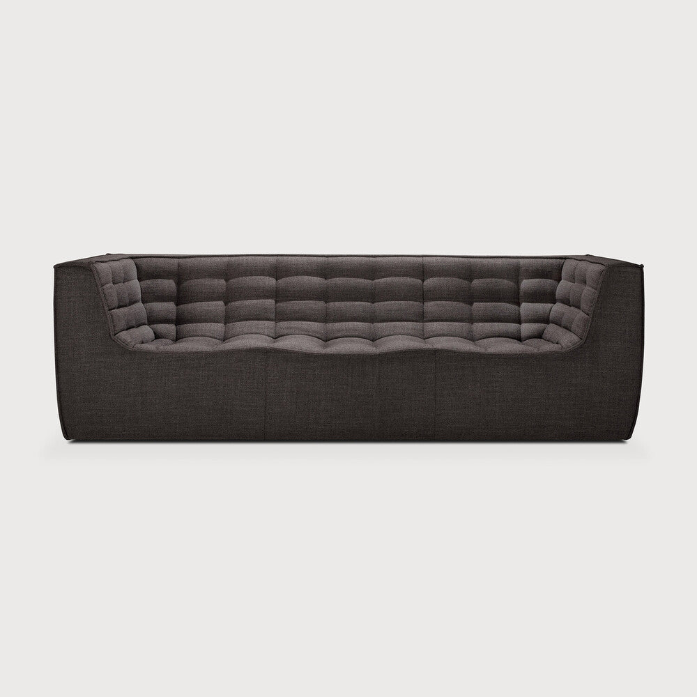 Ethnicraft N701 sofa with FSC-certified solid wood frame, Belgian design