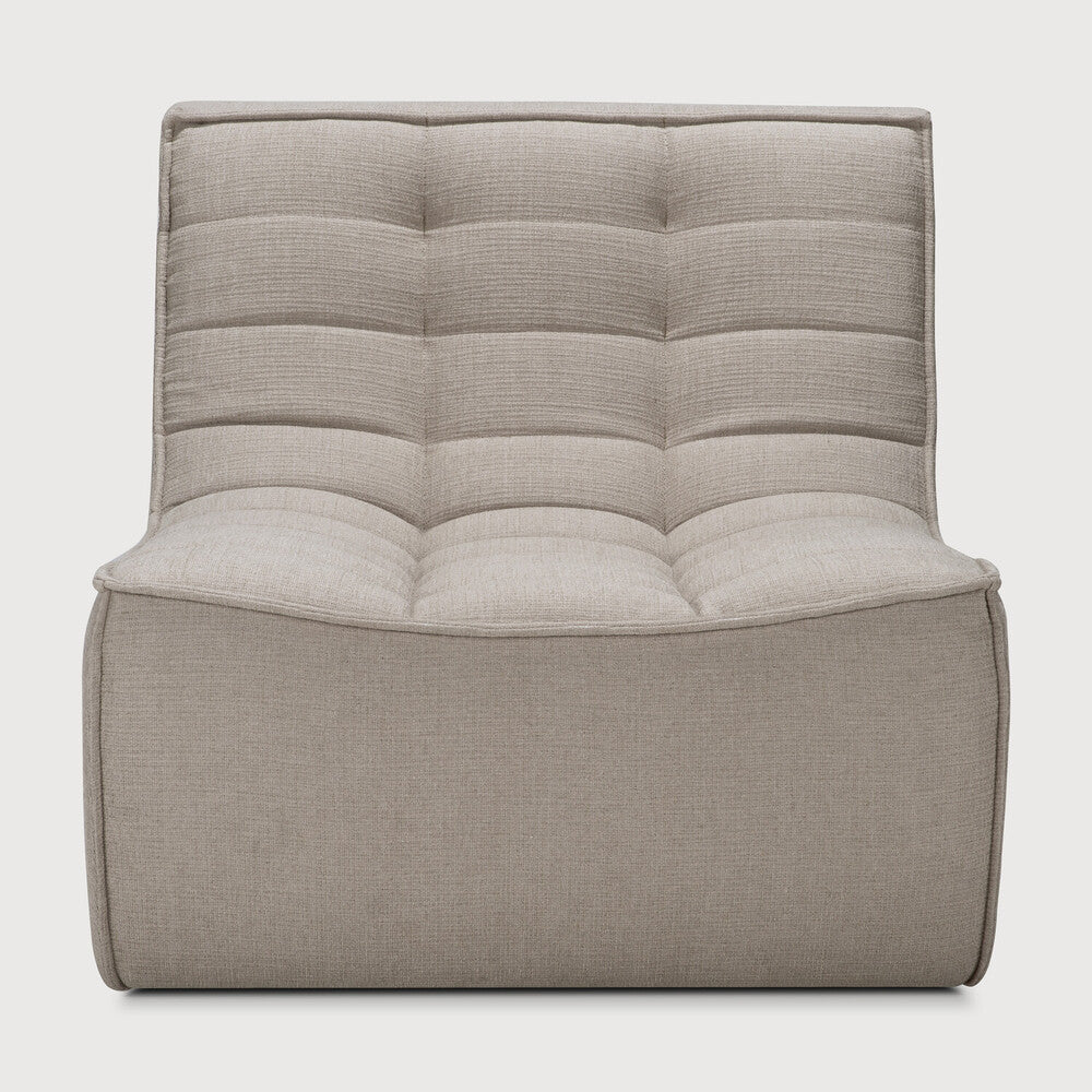 Ethnicraft N701 One Seater, FSC-certified solid wood furniture by Belgian brand