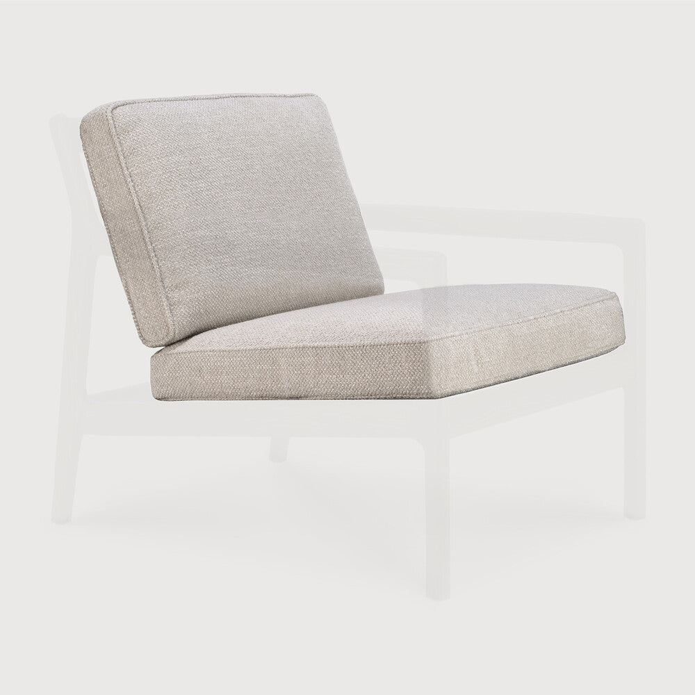 Ethnicraft Jack Lounge Chair Cushion Set, woven outdoor textile by Belgian brand Ethnicraft