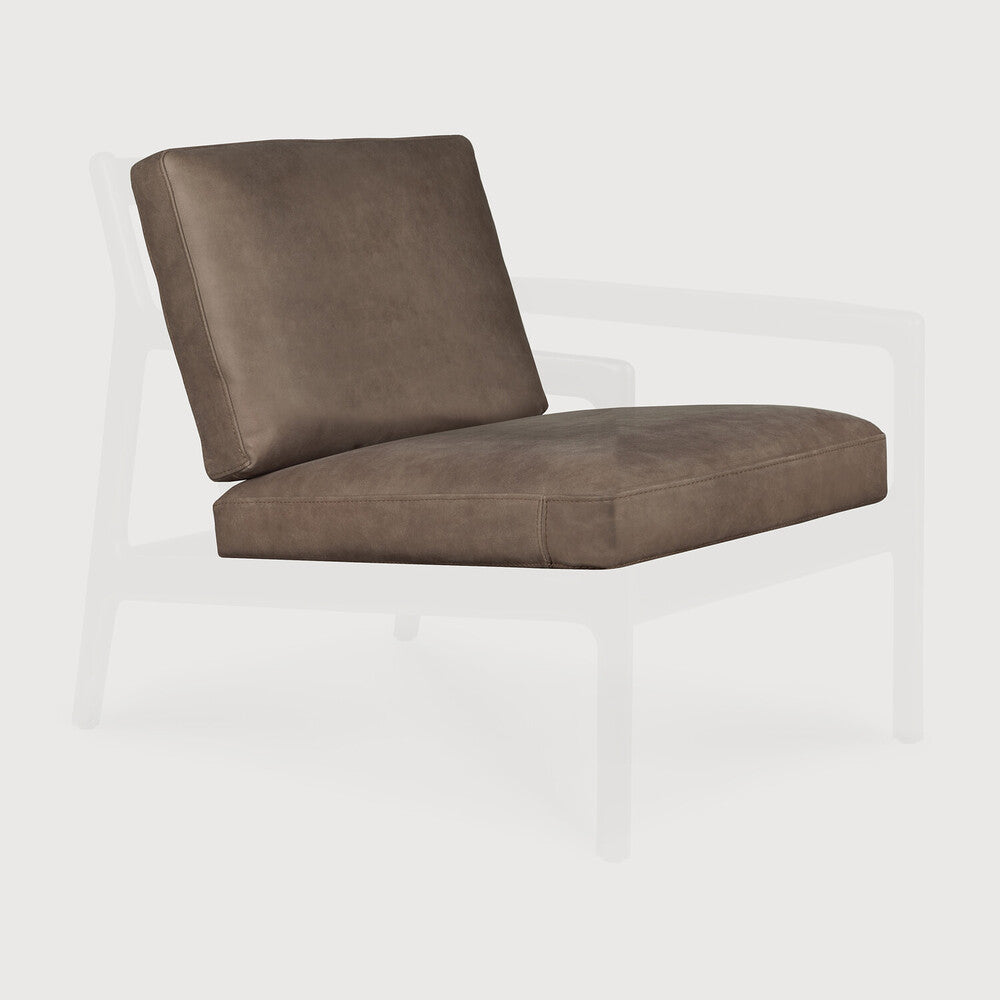Ethnicraft Jack Lounge Chair Cushion Set, woven outdoor textile by Belgian brand Ethnicraft