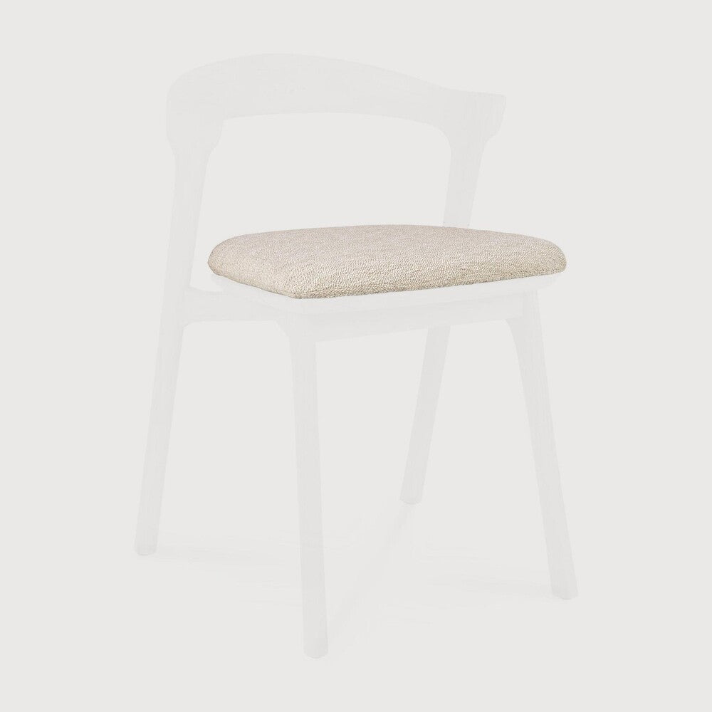 Ethnicraft Bok Outdoor Dining Chair Cushion styled in a dining room