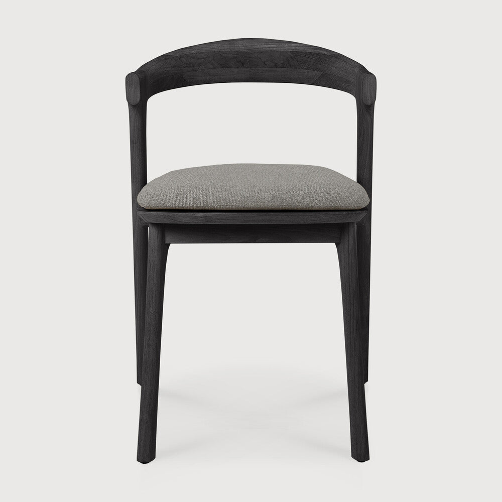Ethnicraft Bok Outdoor Dining Chair in Teak with Mocha cushion