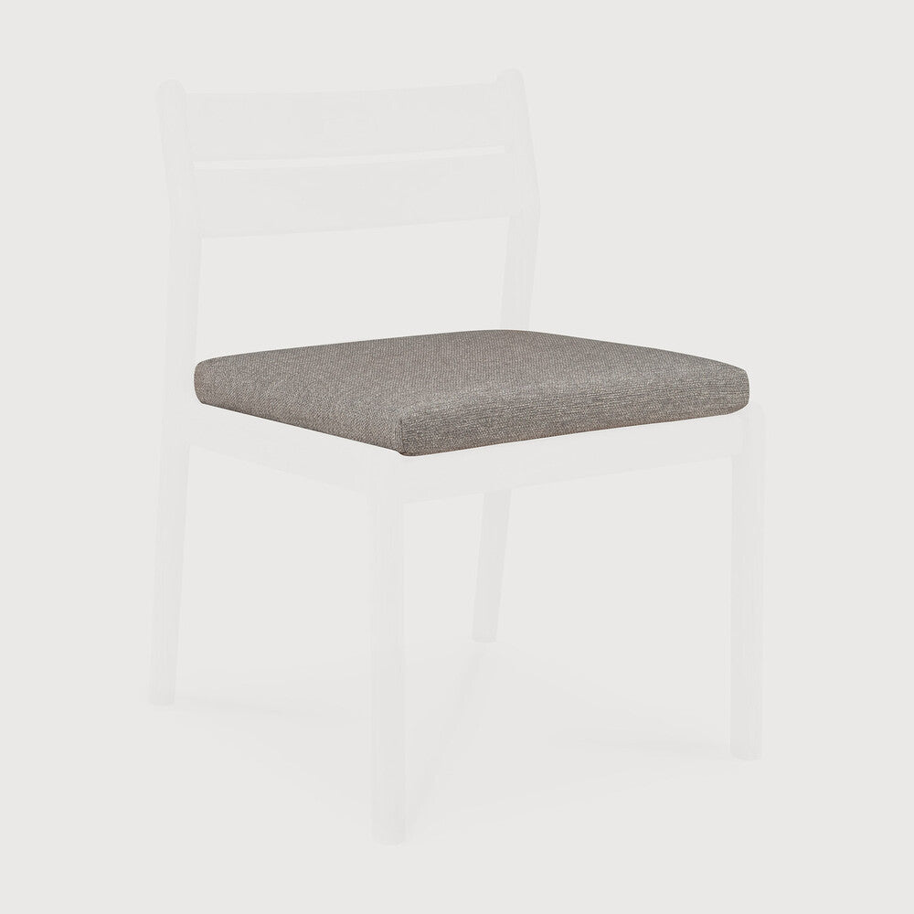 Ethnicraft Jack Outdoor Dining Chair Cushion styled in a dining room