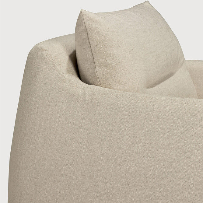 Ethnicraft Weave Lounge Chair with FSC-certified solid wood frame, Belgian design