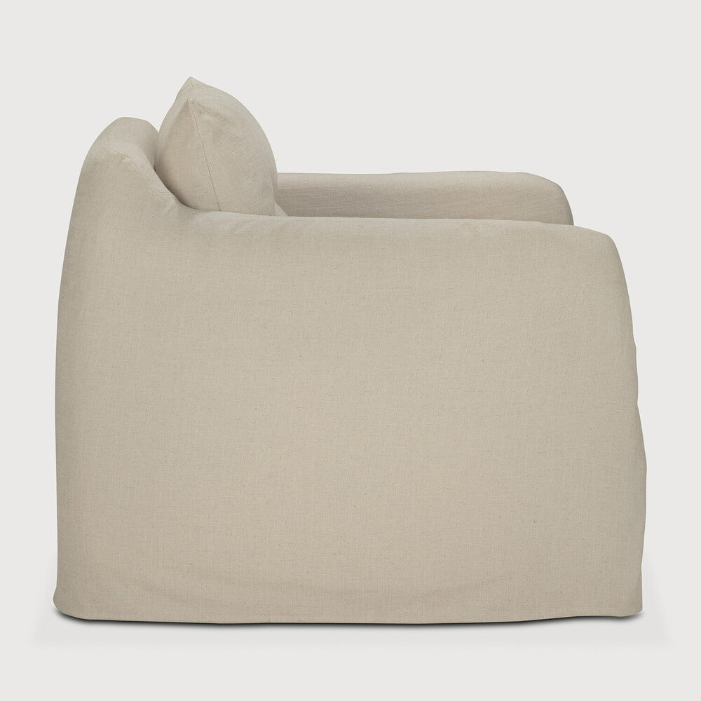 Ethnicraft Weave Lounge Chair with FSC-certified solid wood frame, Belgian design