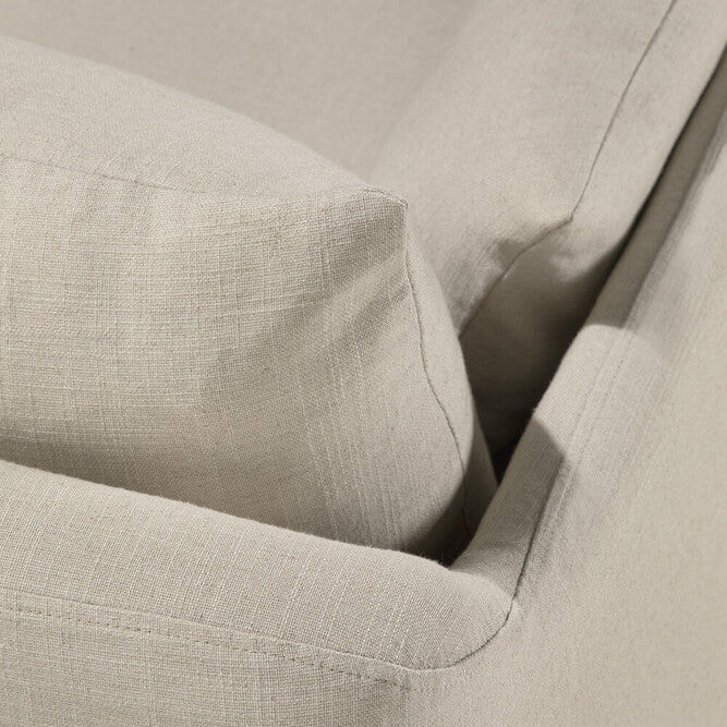 Ethnicraft Weave Lounge Chair with FSC-certified solid wood frame, Belgian design