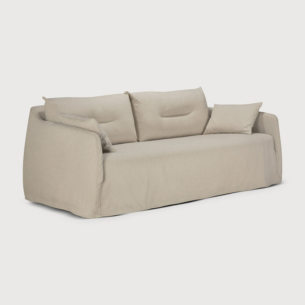 Ethnicraft Weave Sofa with FSC-certified solid wood frame, Belgian design