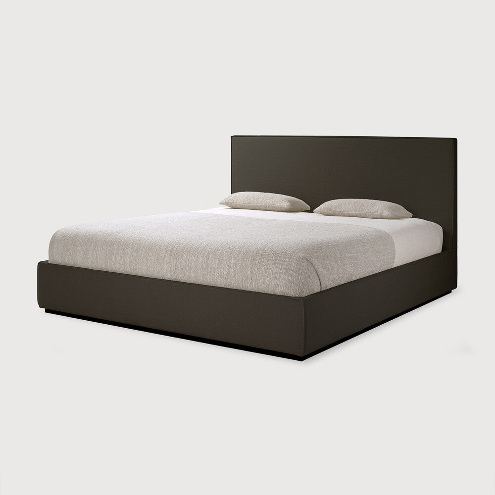 Ethnicraft Revive headboard and bed frame, FSC-certified solid wood furniture by Belgian brand