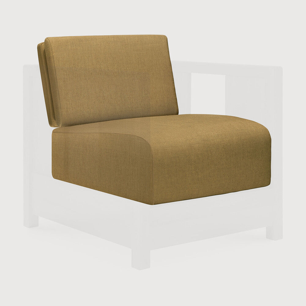 Ethnicraft Roan Lounge Chair with FSC-certified solid wood frame, Belgian design