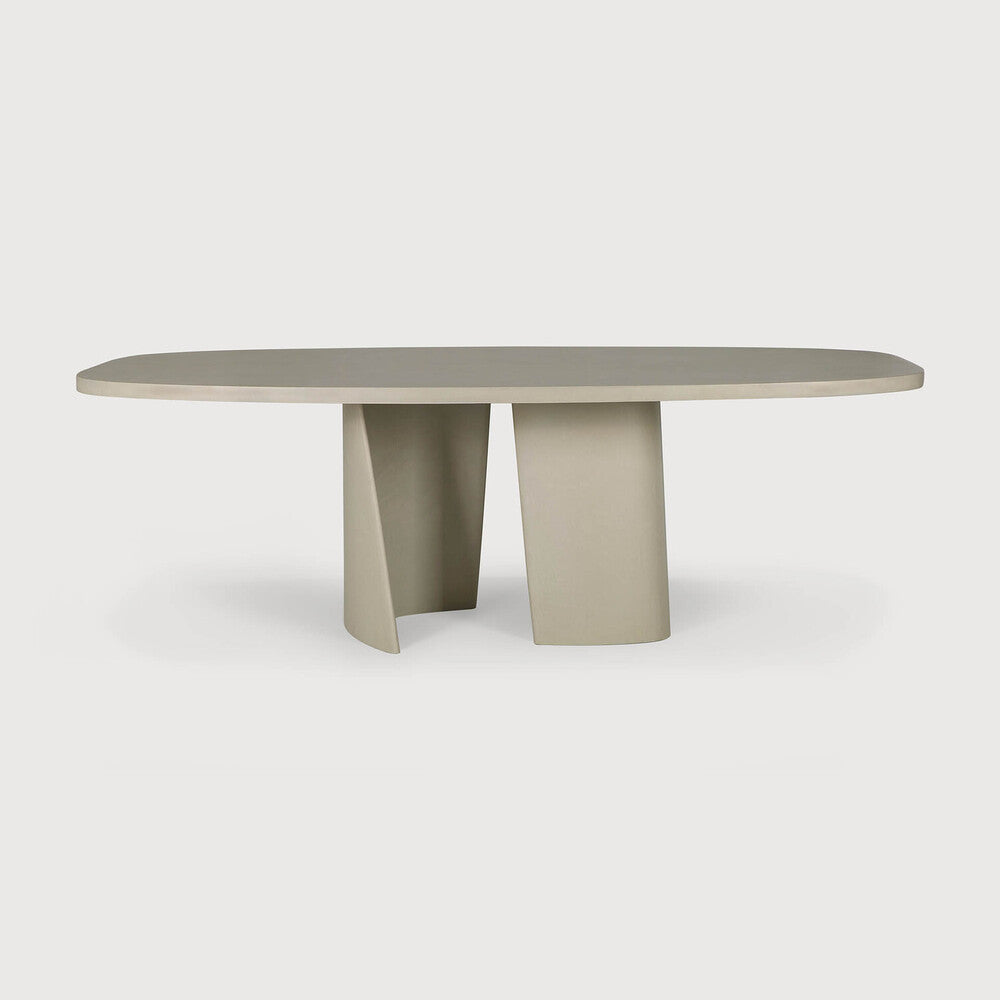 Ethnicraft Canyon Outdoor Dining Table styled in a dining room