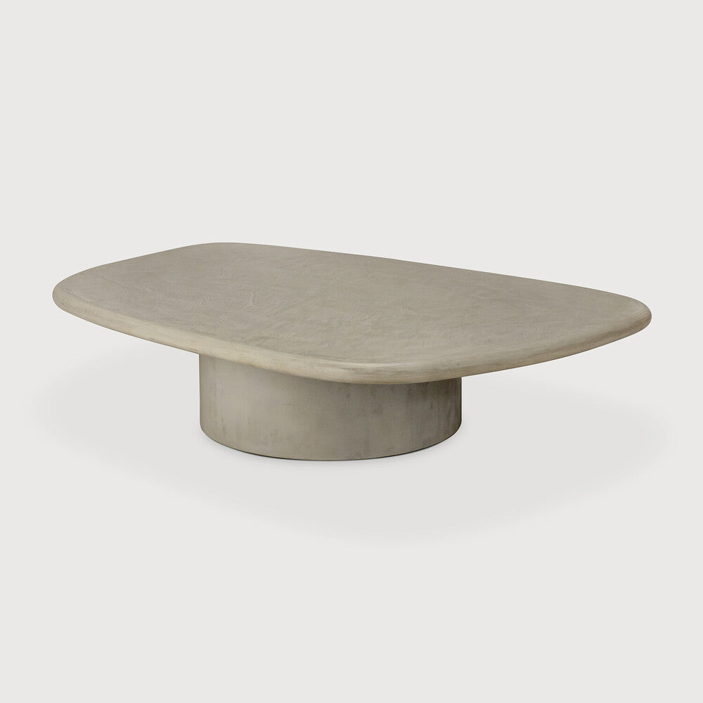 Ethnicraft Elements Outdoor Coffee Table, FSC-certified solid wood furniture by Belgian brand