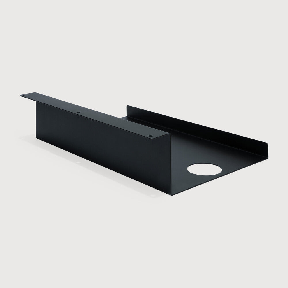 Ethnicraft Metal Cable Tray, FSC-certified solid wood furniture by Belgian brand