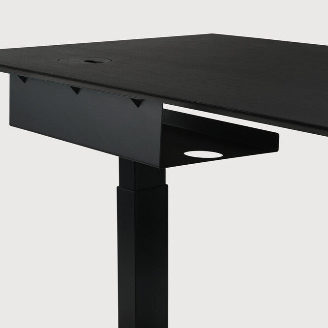 Ethnicraft Metal Cable Tray, FSC-certified solid wood furniture by Belgian brand