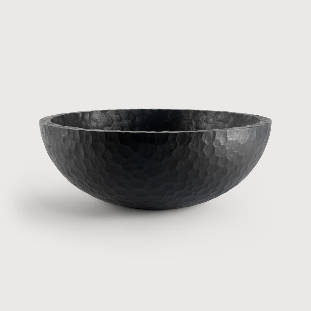 Ethnicraft Chopped XL Bowl, FSC-certified solid wood furniture by Belgian brand
