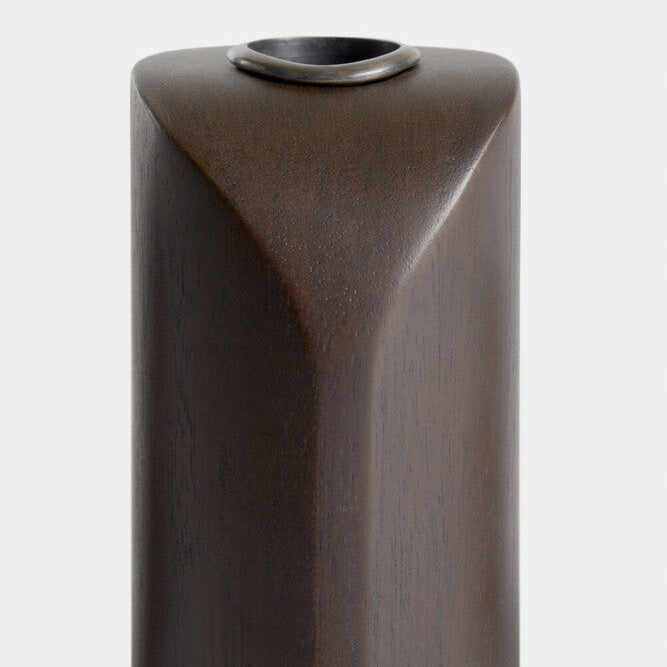 Ethnicraft PI Candle Holders, FSC-certified solid wood furniture by Belgian brand