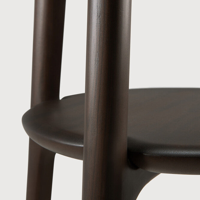 Ethnicraft Pi Coat Stand in mahogany, FSC-certified solid mahogany with varnished finish