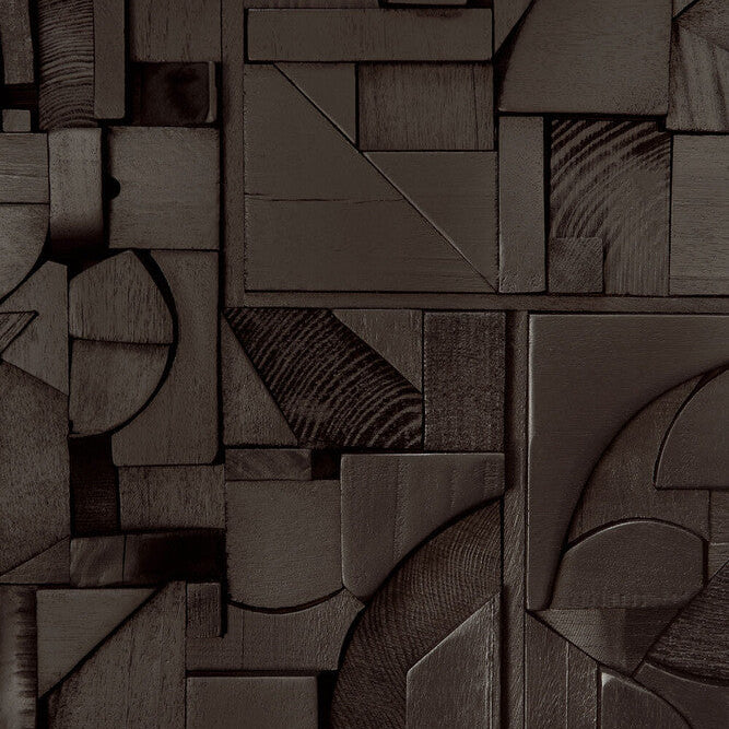 Ethnicraft Bricks Wall Art, FSC-certified solid wood furniture by Belgian brand