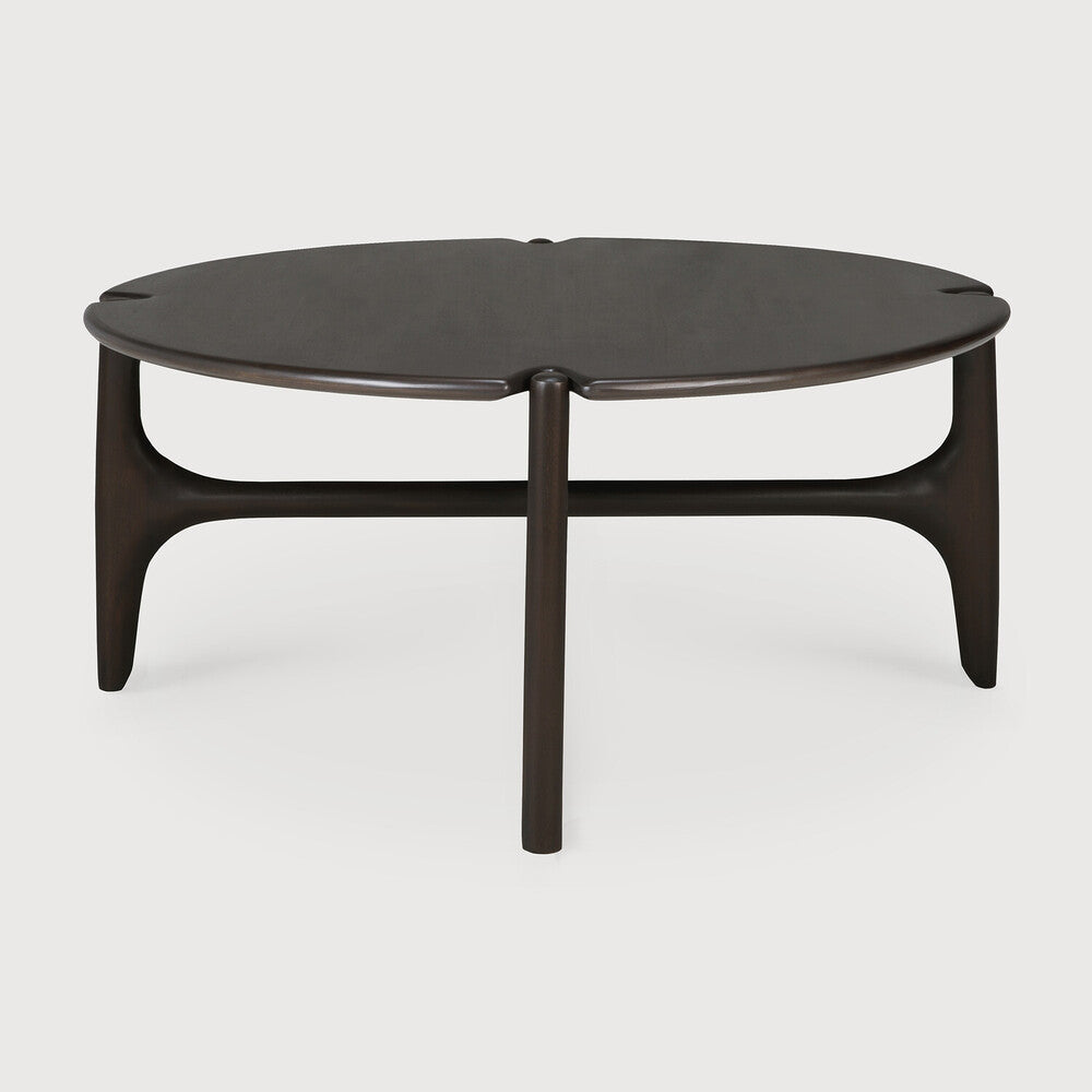 Ethnicraft Pi Coffee Table in mahogany, FSC-certified solid mahogany with varnished finish