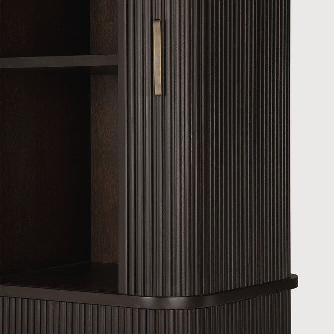 Ethnicraft Roller Max Filing Cabinet in mahogany, FSC-certified solid mahogany with varnished finish