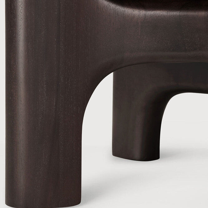 Ethnicraft Flow Coffee Table in mahogany, FSC-certified solid mahogany