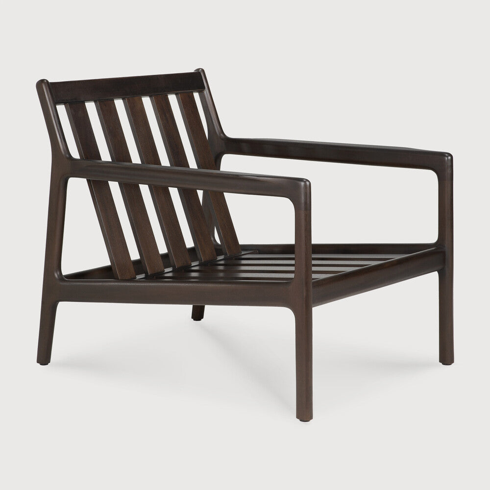 Ethnicraft Jack Lounge Chair with FSC-certified solid mahogany frame