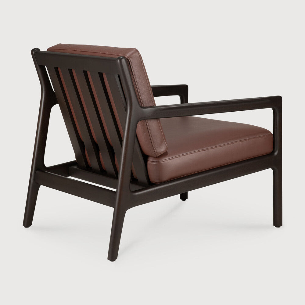 Ethnicraft Jack Lounge Chair with FSC-certified solid mahogany frame