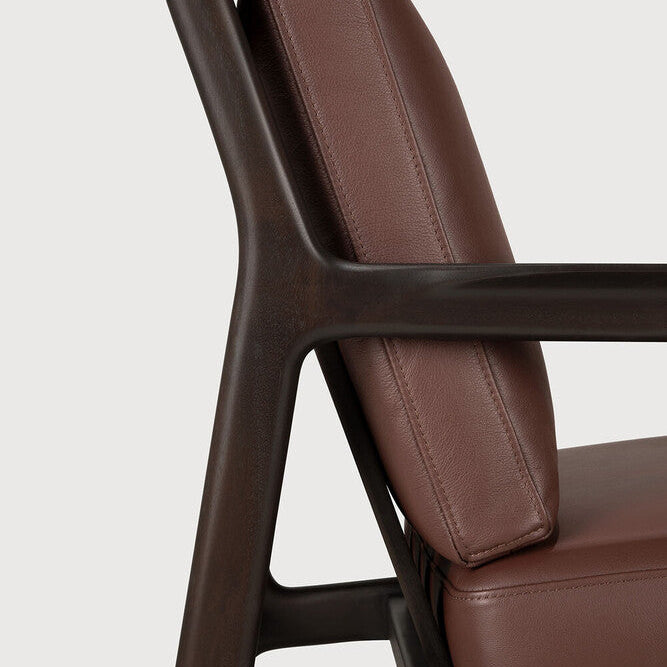Ethnicraft Jack Lounge Chair with FSC-certified solid mahogany frame