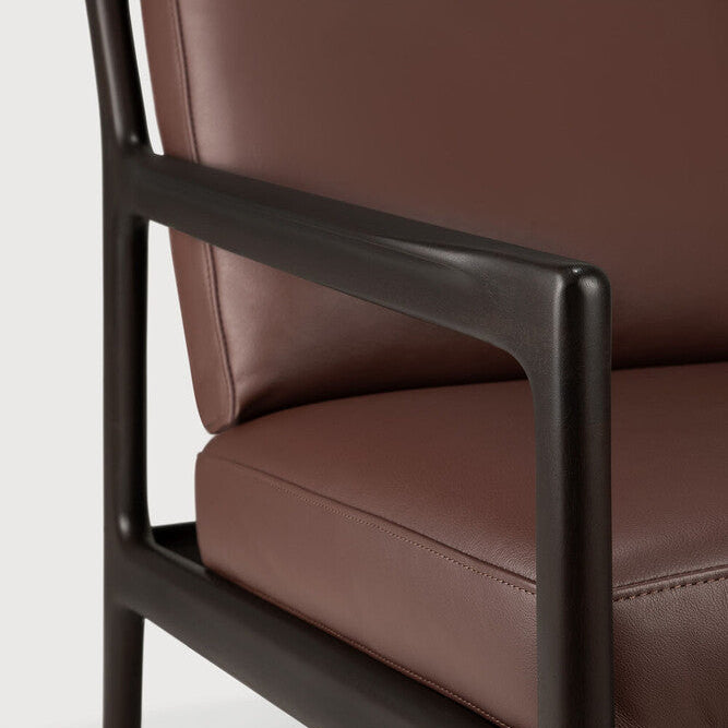 Ethnicraft Jack Lounge Chair with FSC-certified solid mahogany frame
