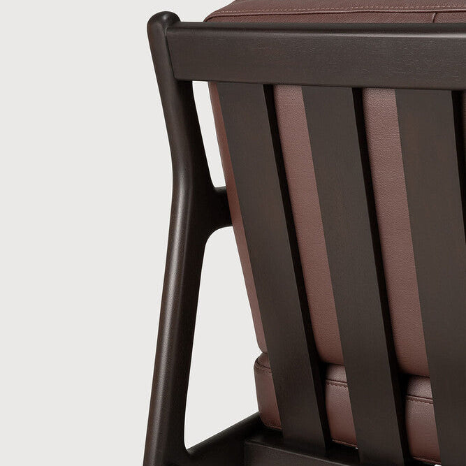 Ethnicraft Jack Lounge Chair with FSC-certified solid mahogany frame