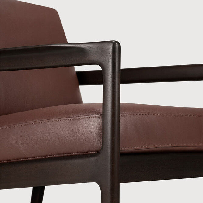 Ethnicraft Jack Lounge Chair with FSC-certified solid mahogany frame