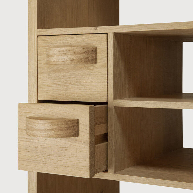 Ethnicraft Pirouette Rack, FSC-certified solid wood furniture by Belgian brand