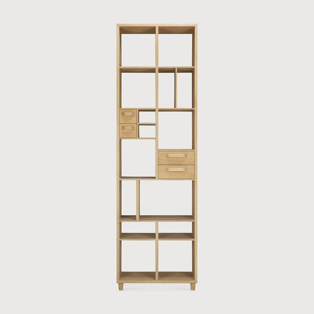 Ethnicraft Pirouette Rack, FSC-certified solid wood furniture by Belgian brand