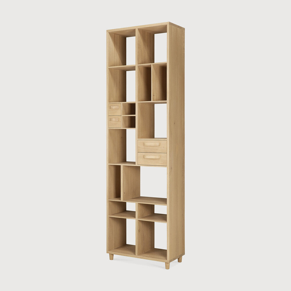 Ethnicraft Pirouette Rack, FSC-certified solid wood furniture by Belgian brand