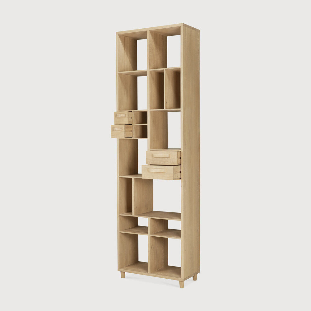 Ethnicraft Pirouette Rack, FSC-certified solid wood furniture by Belgian brand