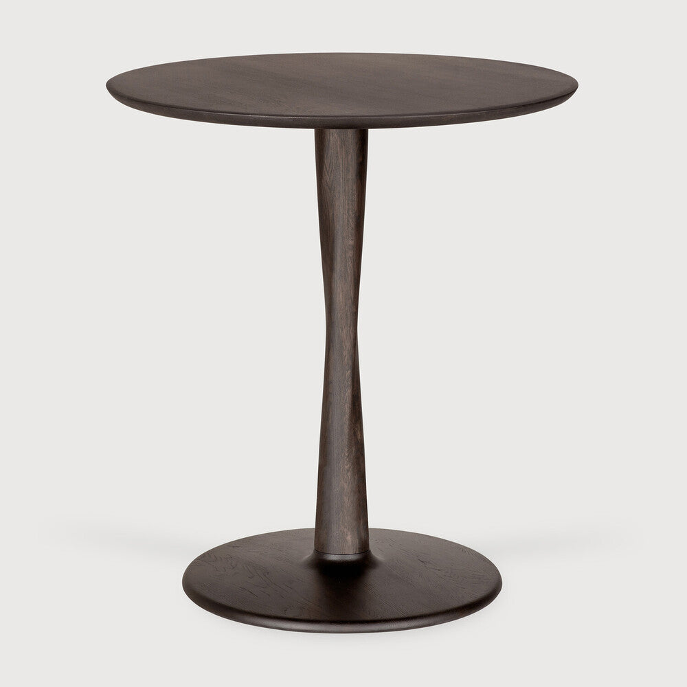 Ethnicraft Torsion Square Dining Table in oak styled in a dining room