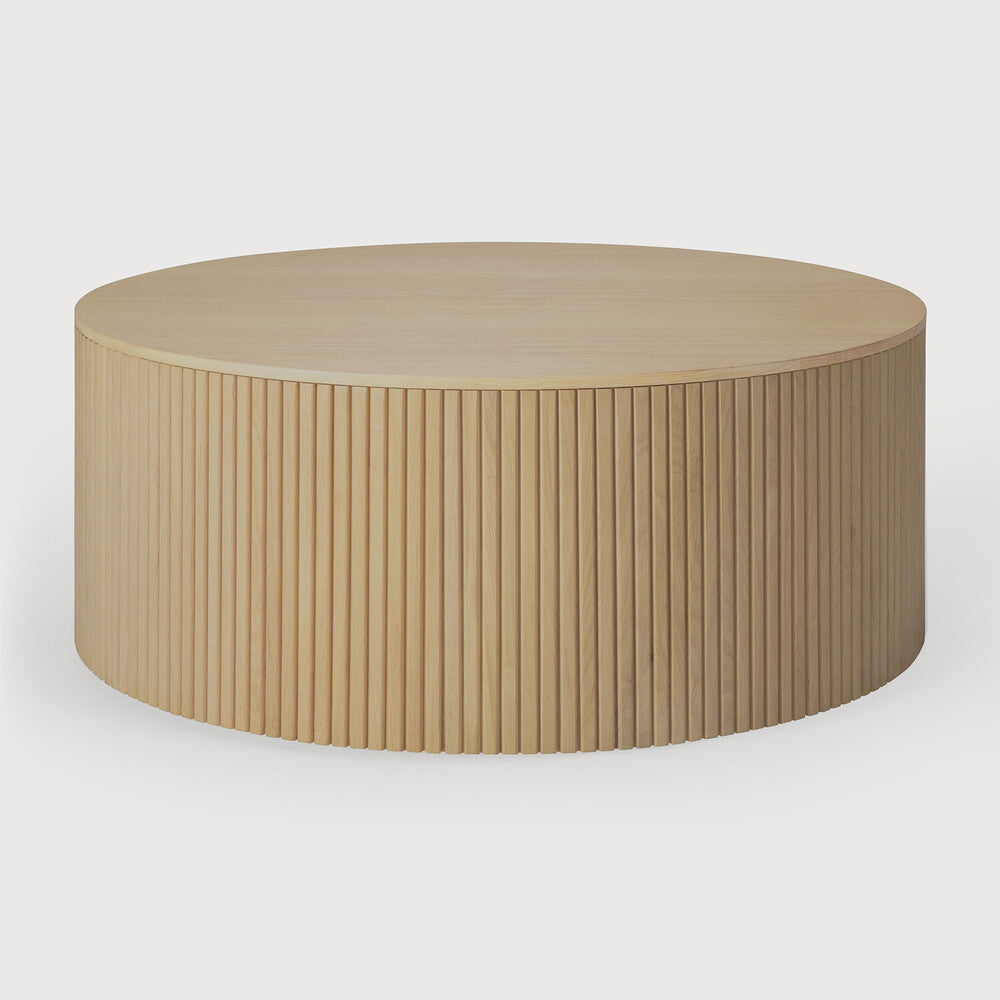 Ethnicraft Roller Max Coffee Table in oak, FSC-certified solid oak