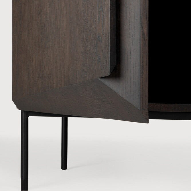 Ethnicraft Stairs Cupboard in oak, FSC-certified solid oak with varnished finish, Belgian solid wood furniture