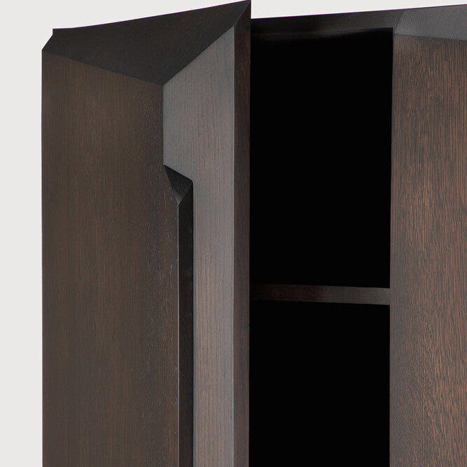 Ethnicraft Stairs Cupboard in oak, FSC-certified solid oak with varnished finish, Belgian solid wood furniture