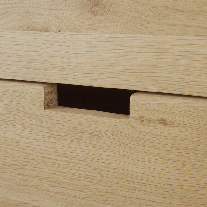 Ethnicraft Billy Drawer Unit in oak, FSC-certified solid oak with oiled finish