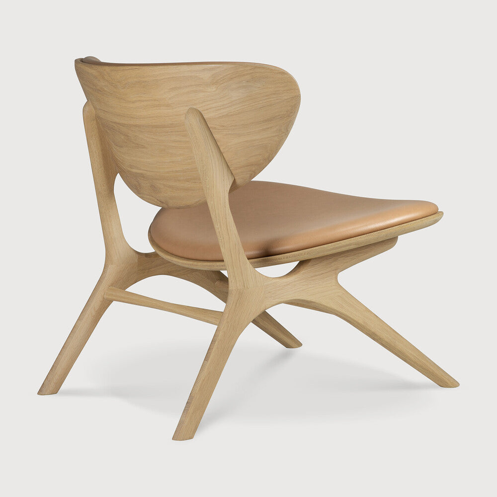 Ethnicraft Eye Lounge Chair with FSC-certified solid oak frame