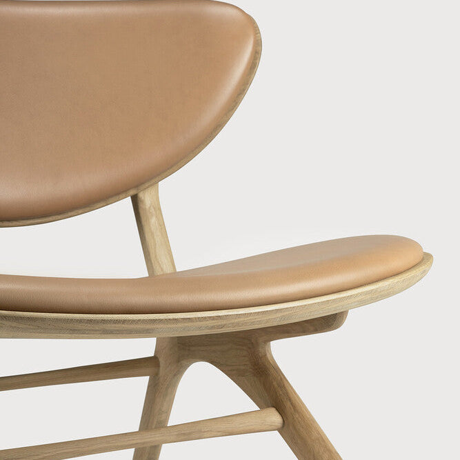 Ethnicraft Eye Lounge Chair with FSC-certified solid oak frame