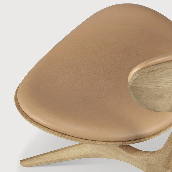 Ethnicraft Eye Lounge Chair with FSC-certified solid oak frame