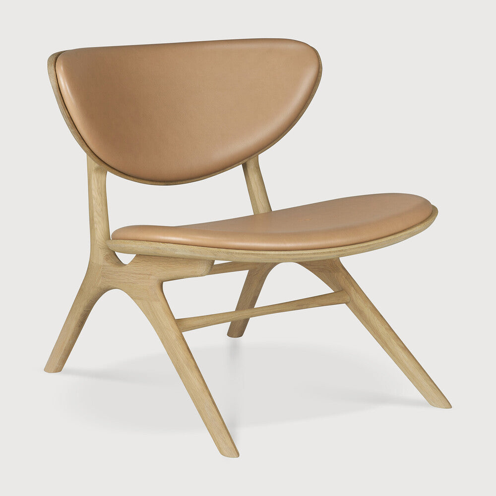 Ethnicraft Eye Lounge Chair with FSC-certified solid oak frame