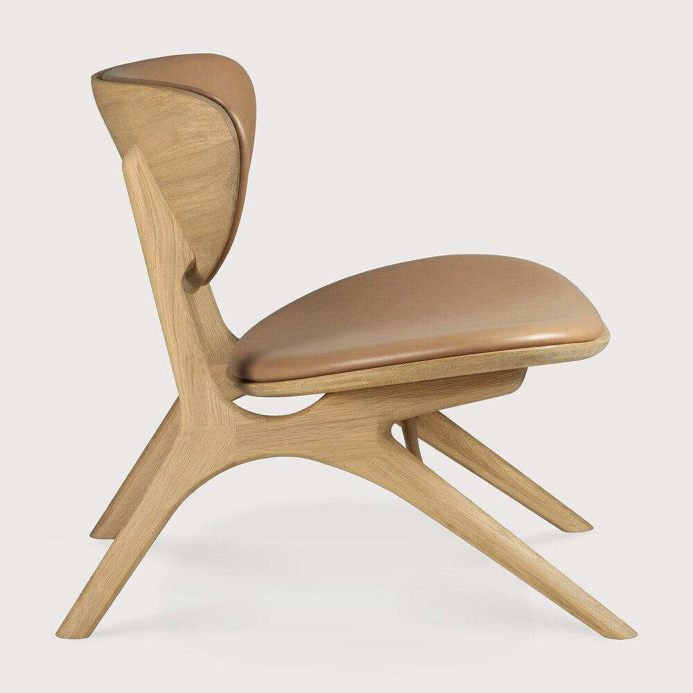 Ethnicraft Eye Lounge Chair with FSC-certified solid oak frame
