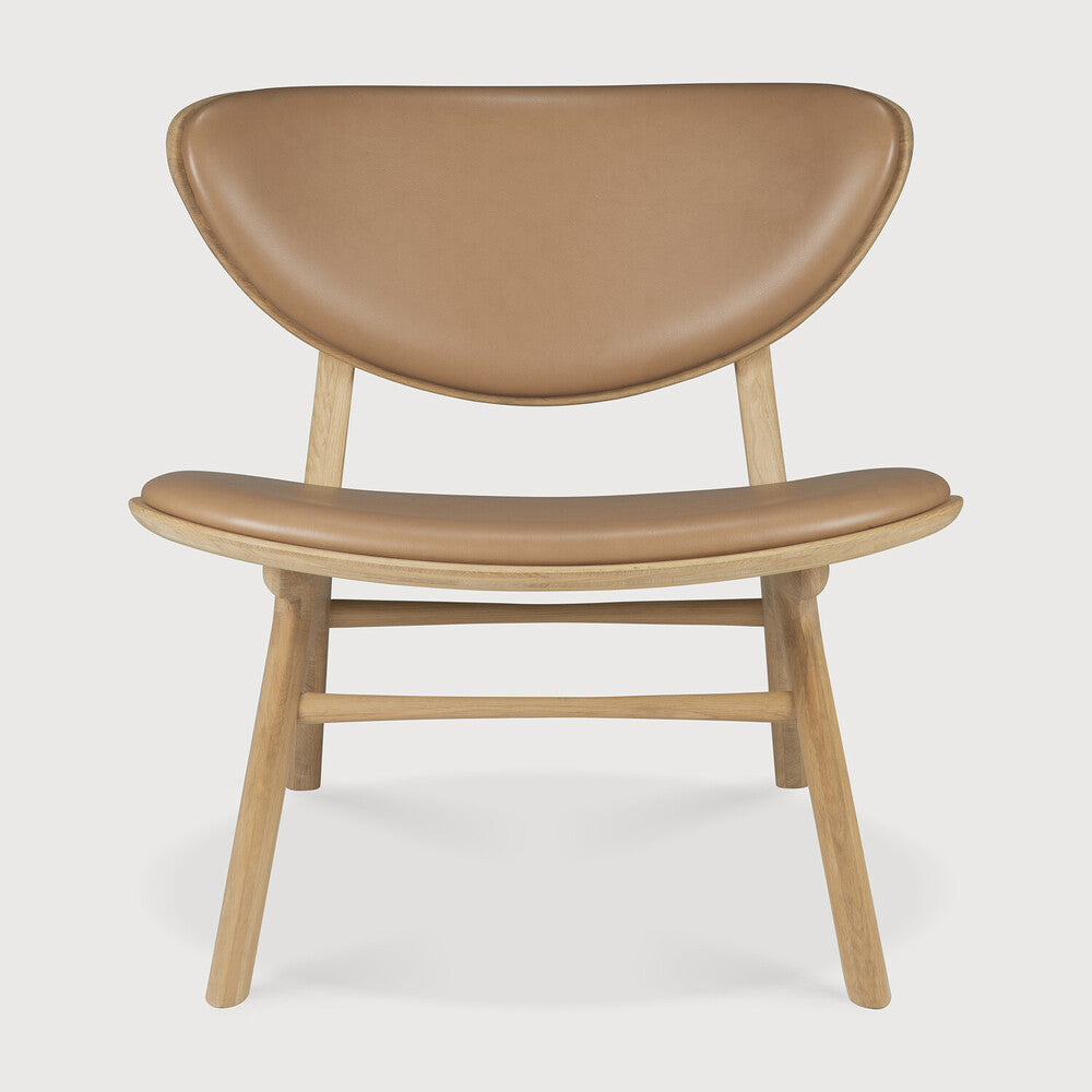 Ethnicraft Eye Lounge Chair with FSC-certified solid oak frame