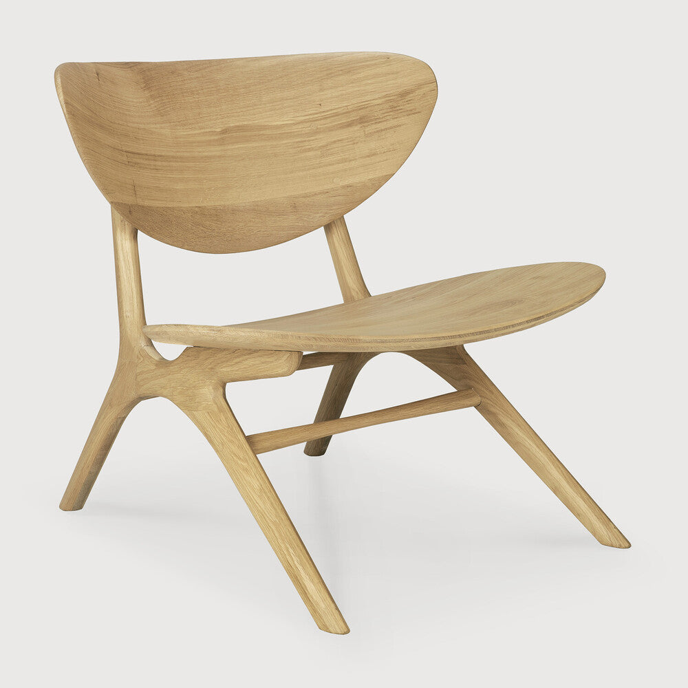 Ethnicraft Eye Lounge Chair with FSC-certified solid oak frame