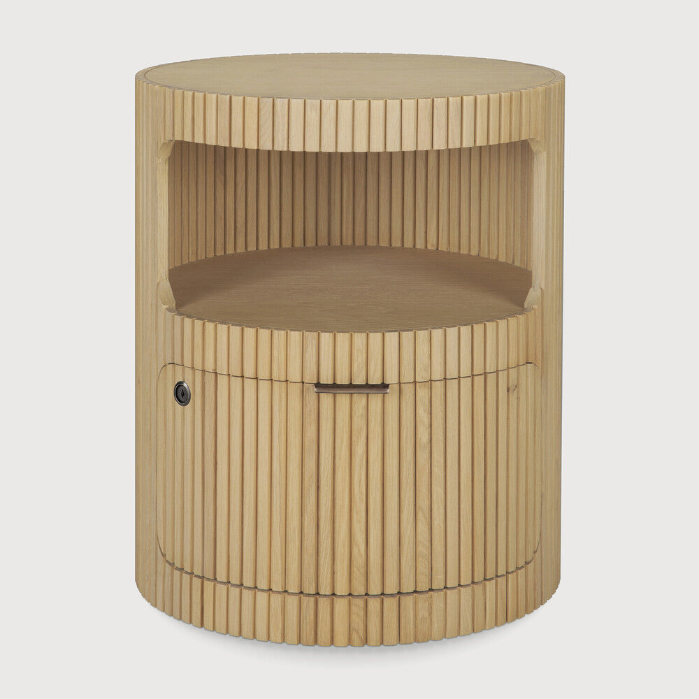 Ethnicraft Boomerang Drawer Unit in oak, FSC-certified solid oak