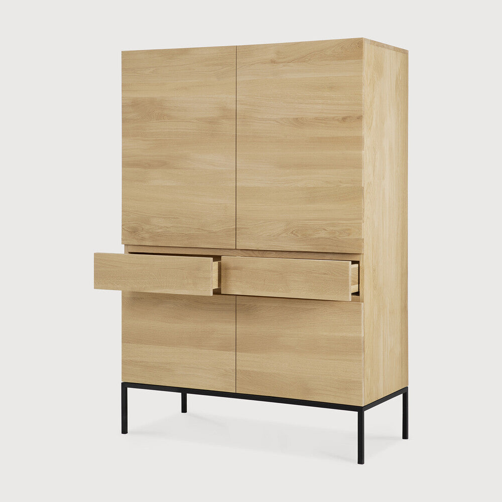 Ethnicraft Ligna Cupboard, FSC-certified solid wood furniture by Belgian brand